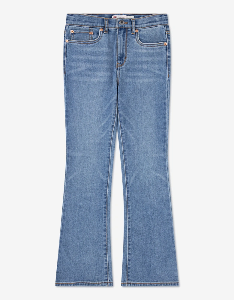 Levi's Girls 726 High Rise Flared Jeans in Blue