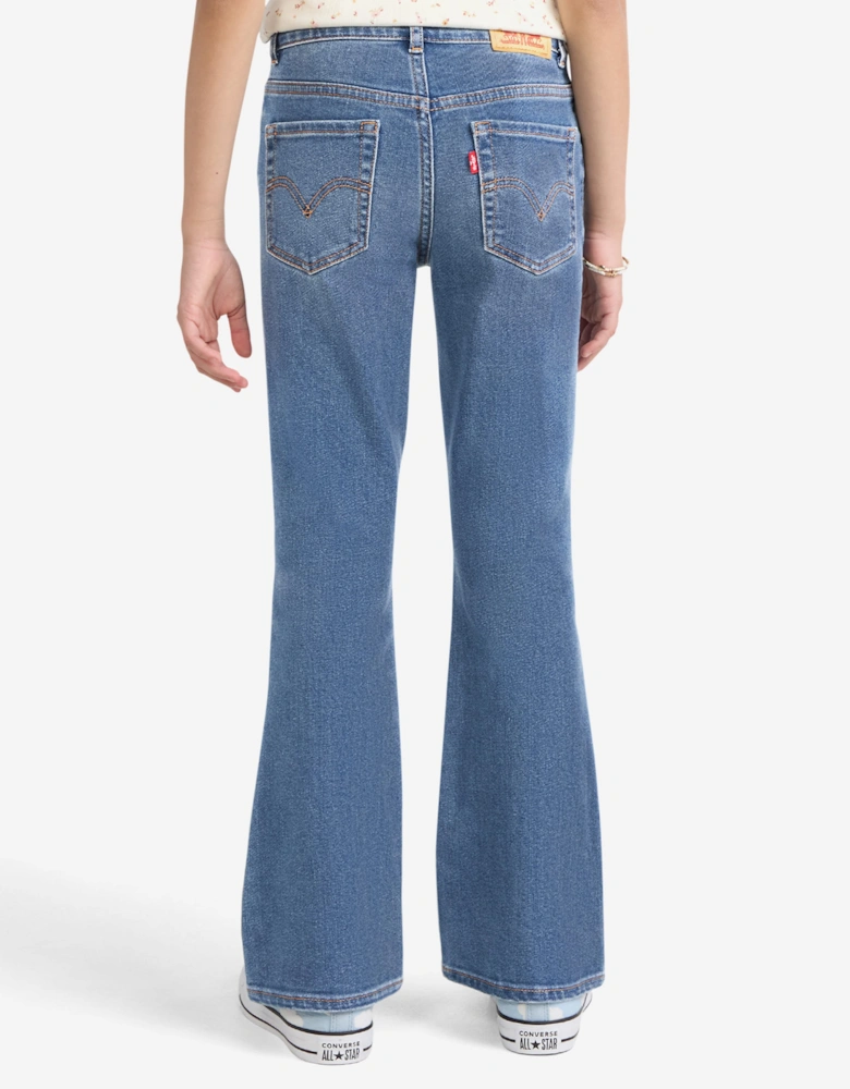 Levi's Girls 726 High Rise Flared Jeans in Blue