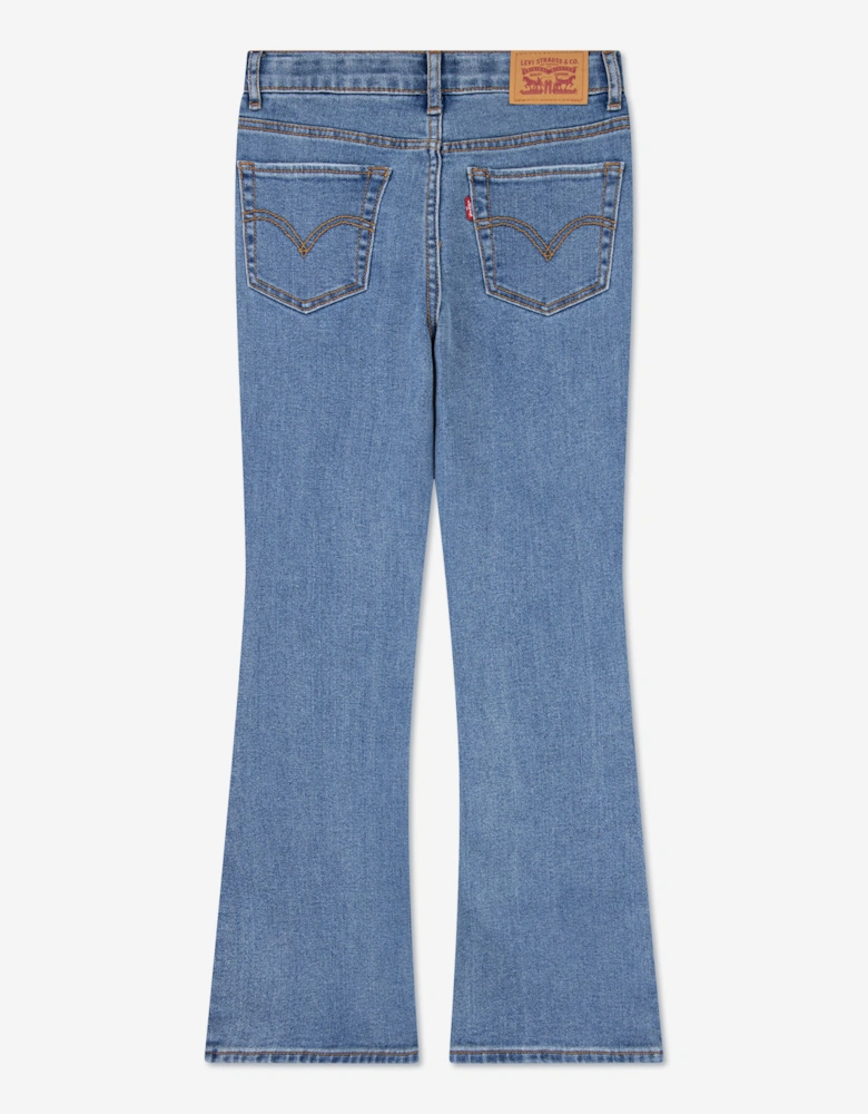 Levi's Girls 726 High Rise Flared Jeans in Blue