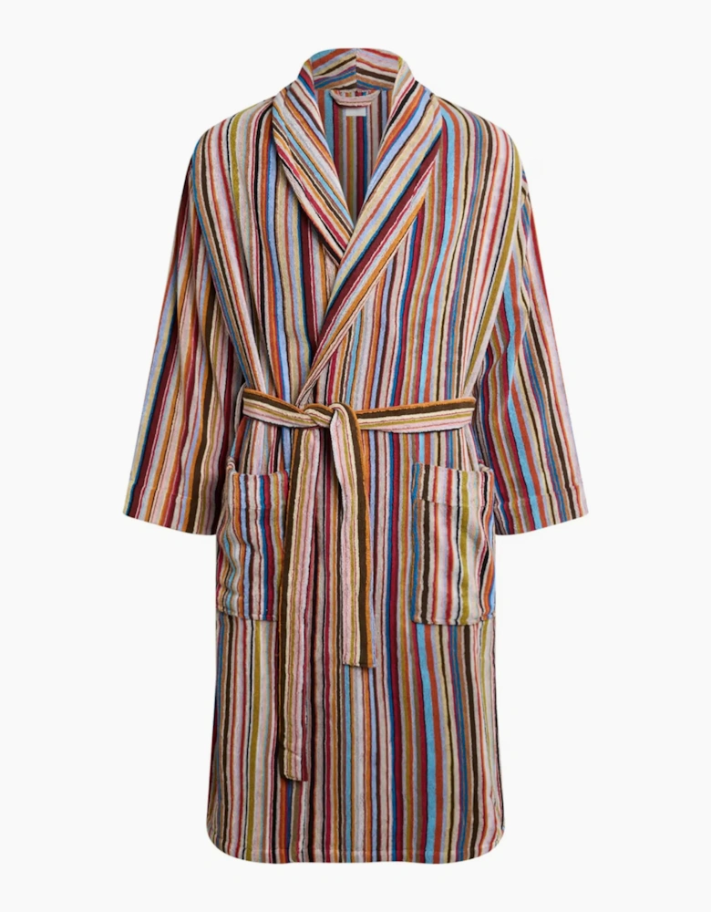PAUL SMITH TOWELING DRESSING GOWN SIGNATURE STRIPE