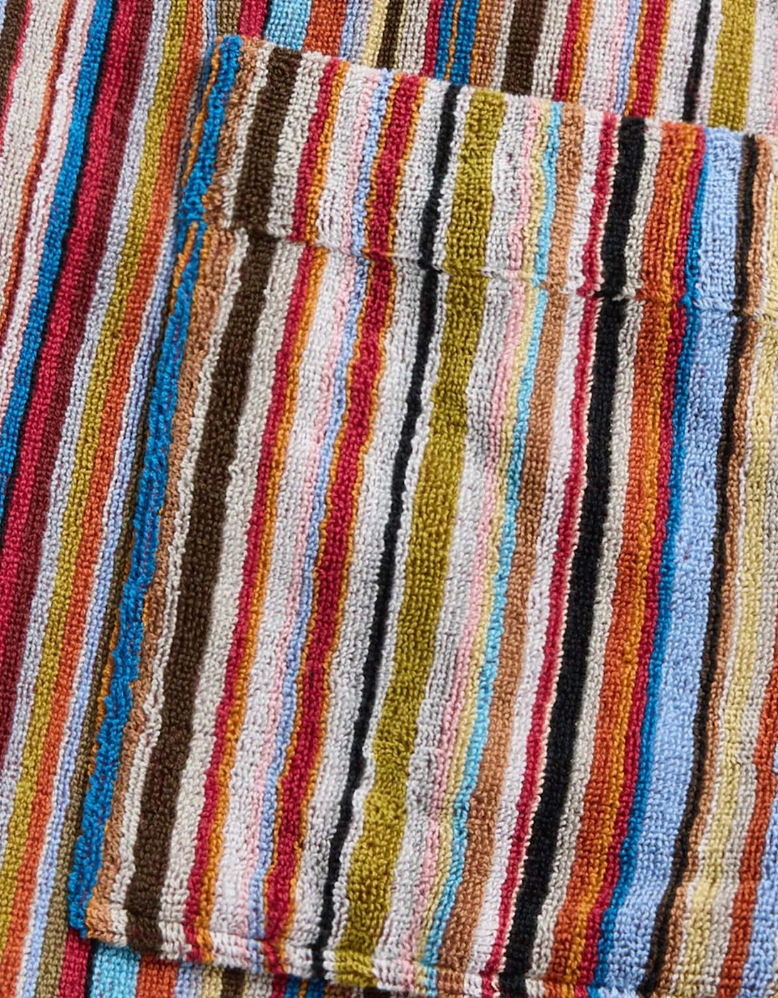 PAUL SMITH TOWELING DRESSING GOWN SIGNATURE STRIPE