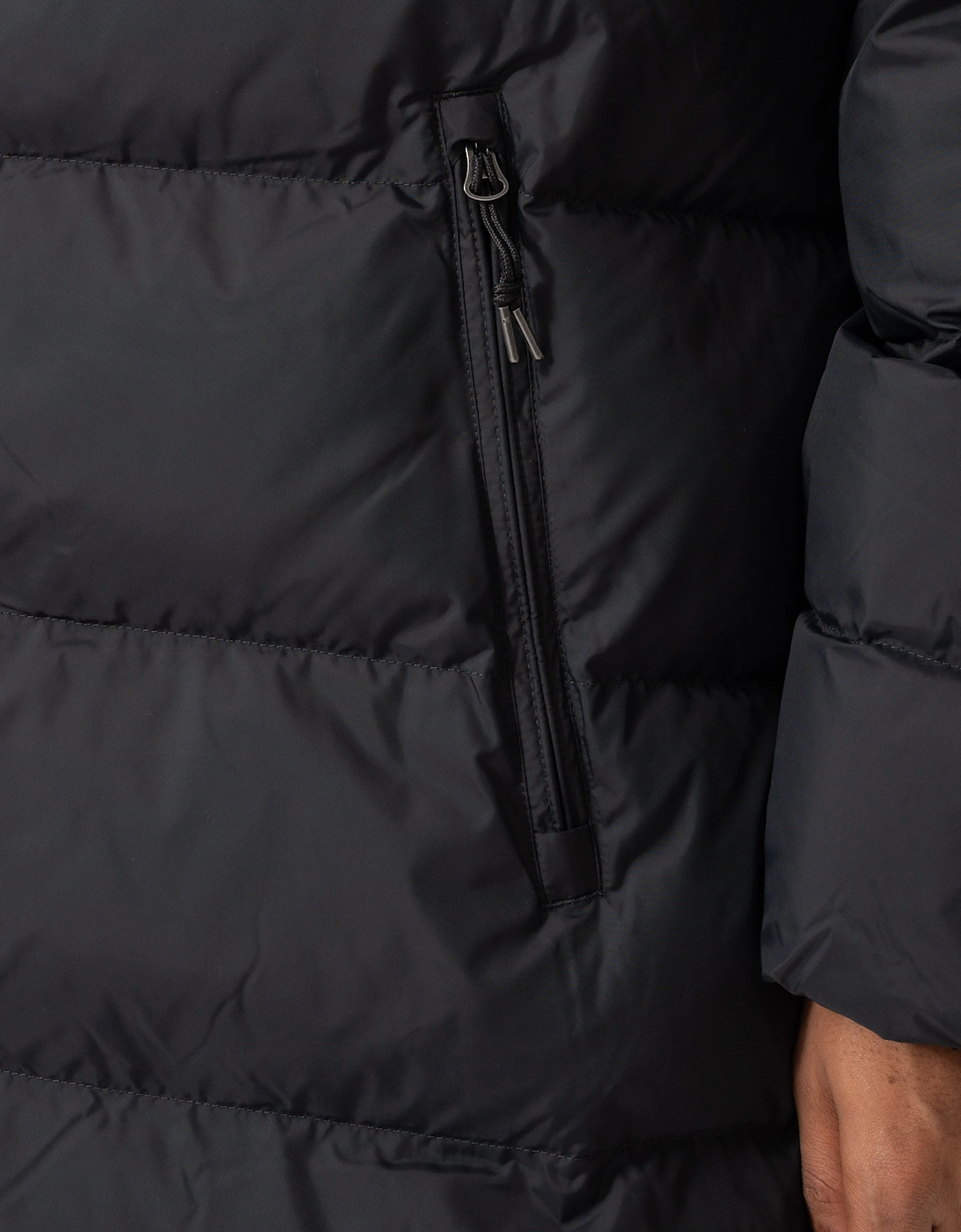 GANT Active Cloud Mens Mid Length Jacket - 5 Black