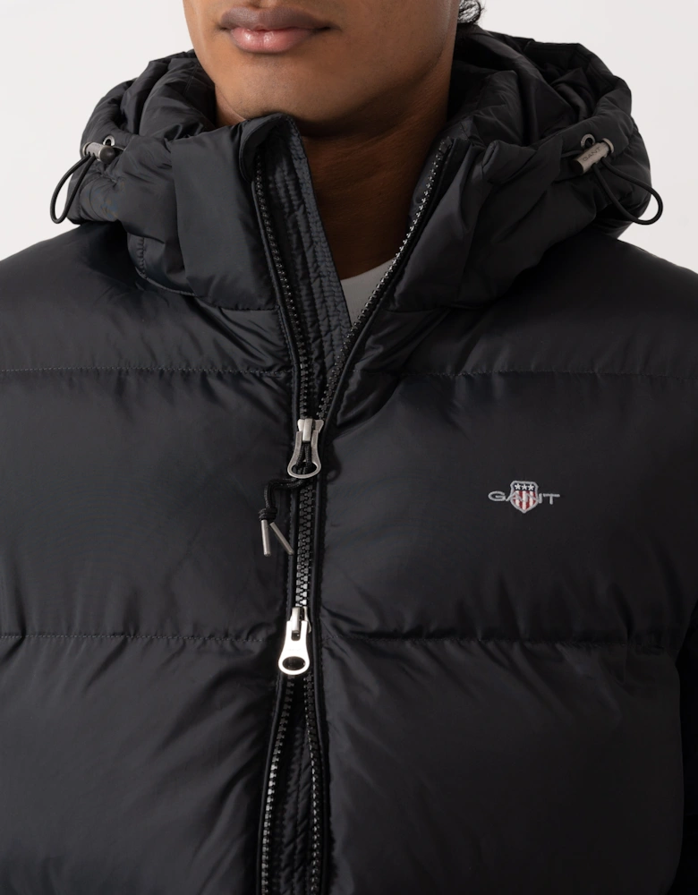 GANT Active Cloud Mens Mid Length Jacket - 5 Black