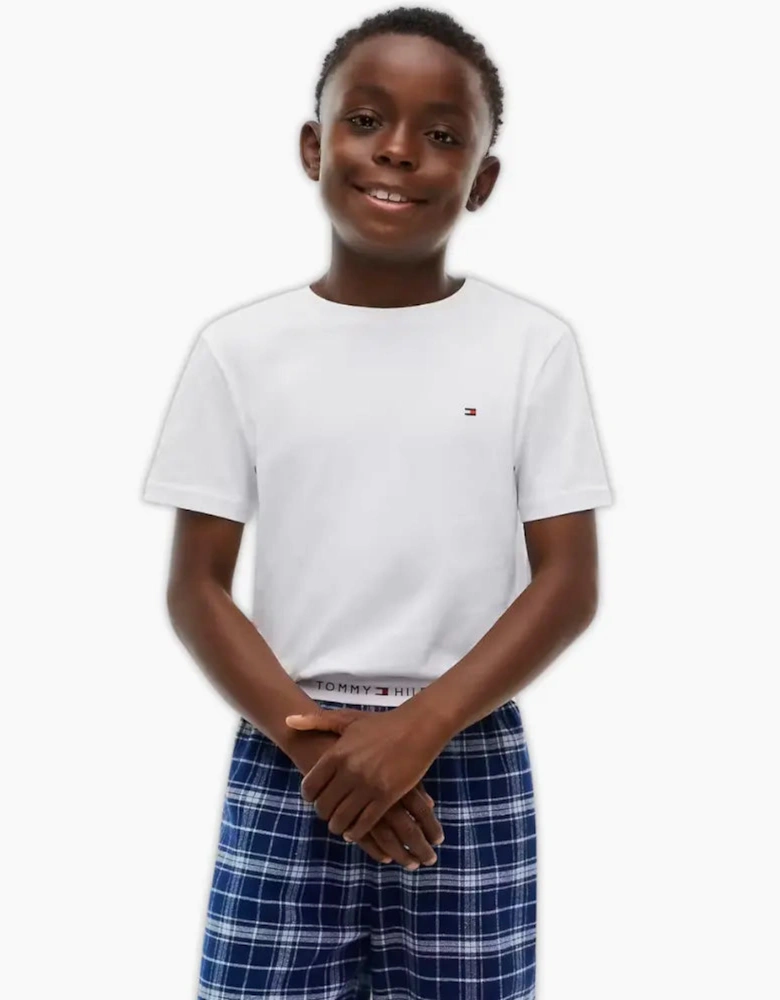 2-Pack Flag Logo Boys T-Shirts, Navy/White