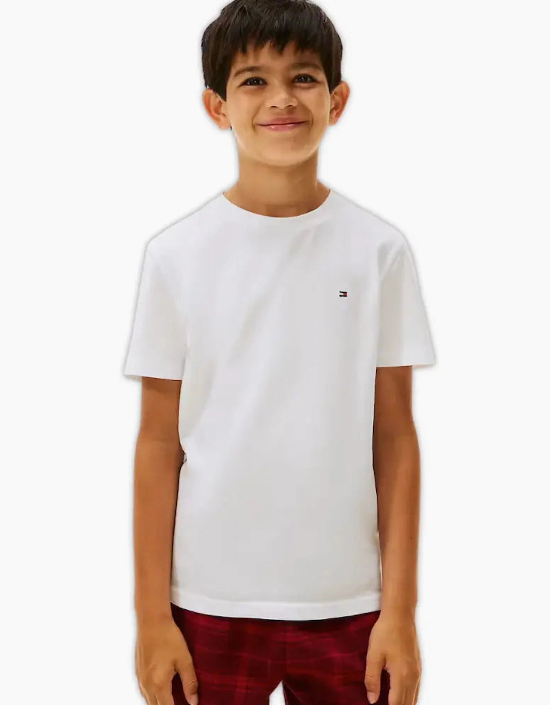 2-Pack Flag Logo Boys T-Shirts, Navy/White