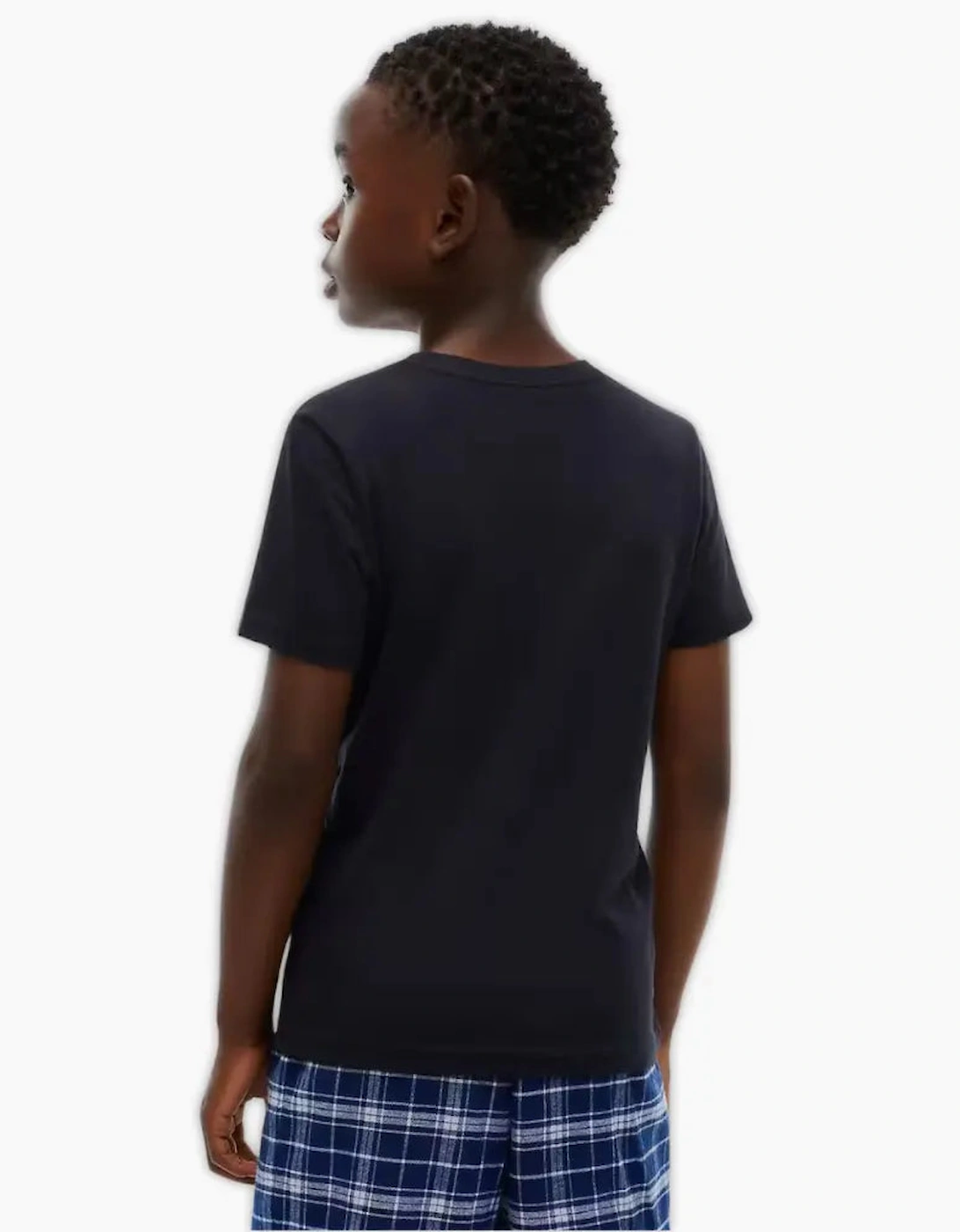 2-Pack Flag Logo Boys T-Shirts, Navy/White