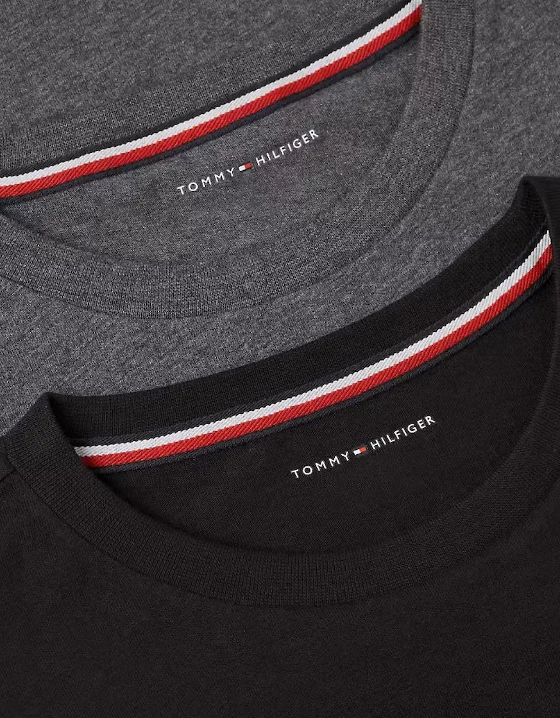 2-Pack Flag Logo Boys T-Shirts, Black / Dark Grey Heather
