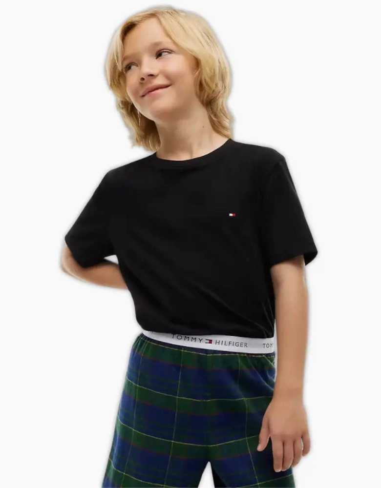 2-Pack Flag Logo Boys T-Shirts, Black / Dark Grey Heather