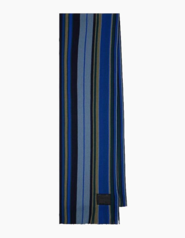 Paul Smith  Twisted Stripe Scarf 47 Navy