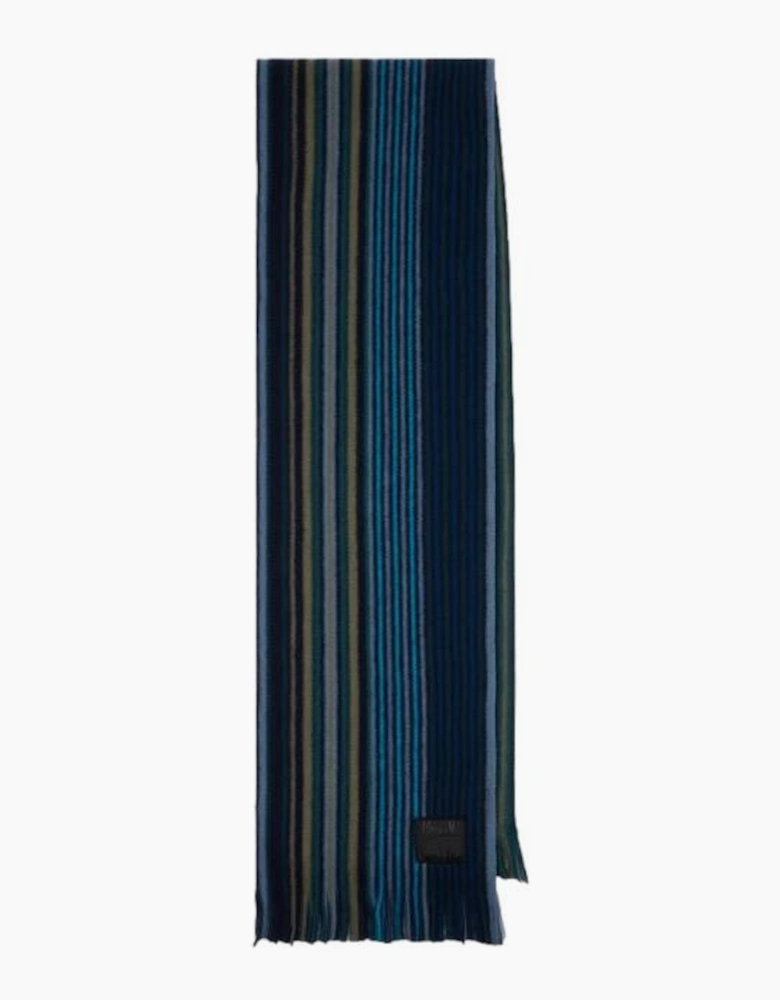 Paul Smith  Double Side Stripe Scarf 48 Inky