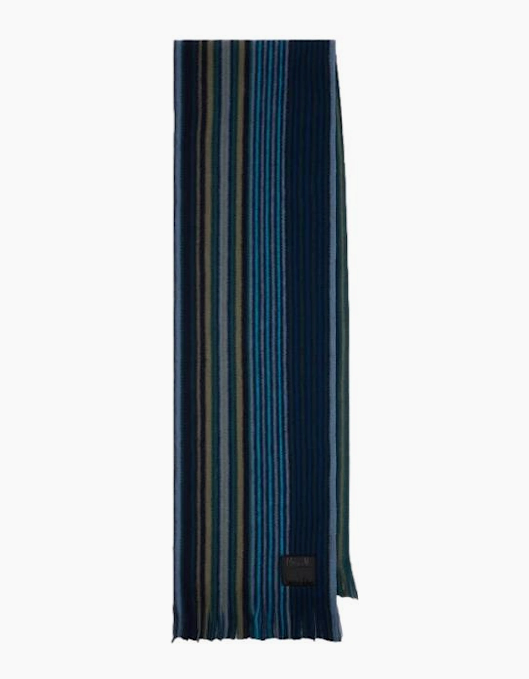 Paul Smith  Double Side Stripe Scarf 48 Inky