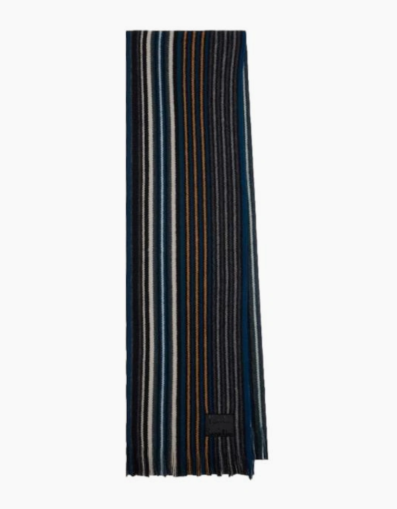 Paul Smith  Double Side Stripe Scarf 70 GREY