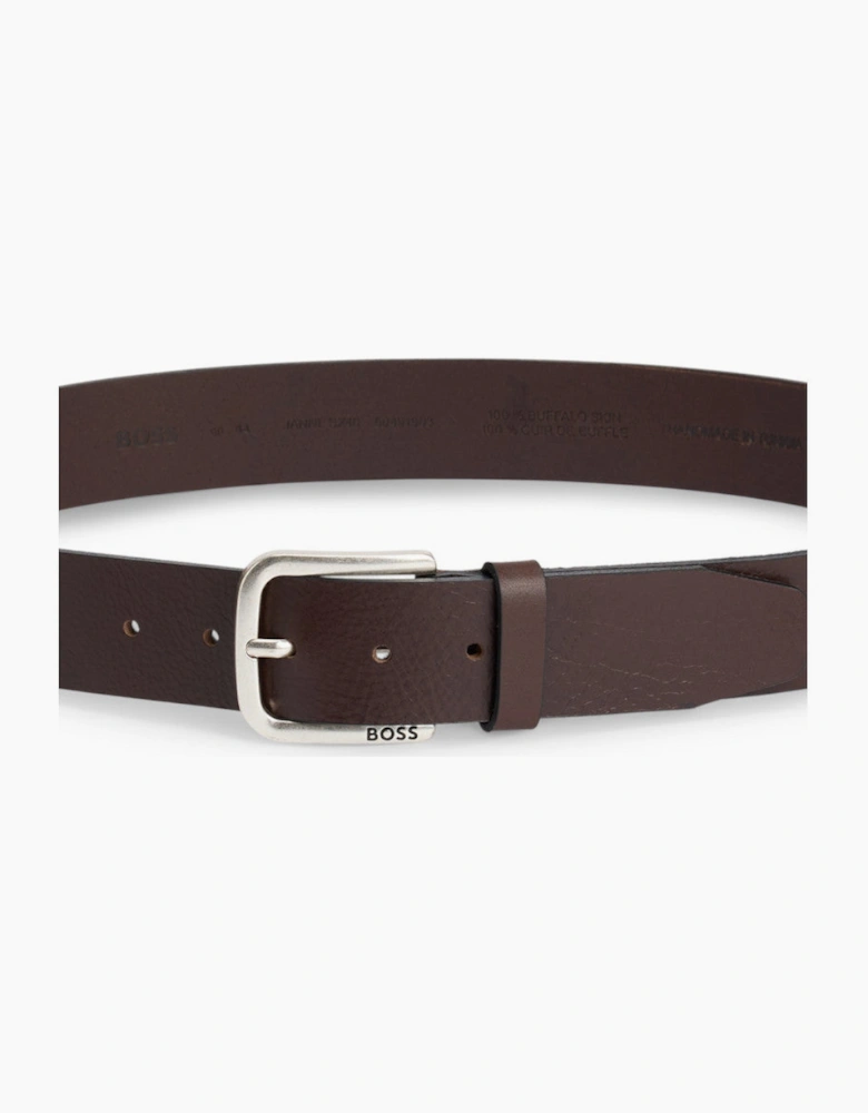 BOSS Black Janni Sz40 Belt 202 Dk Brown