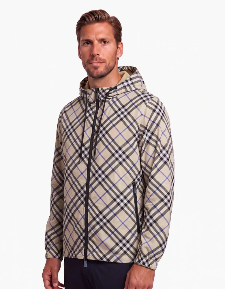 Burberry Stanford Check Jacket Lichen