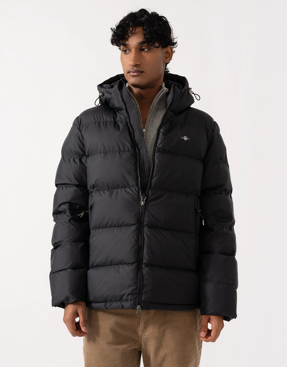 Men's GANT Mens Active Cloud Jacket - 5 Black - Size: 44/Regular