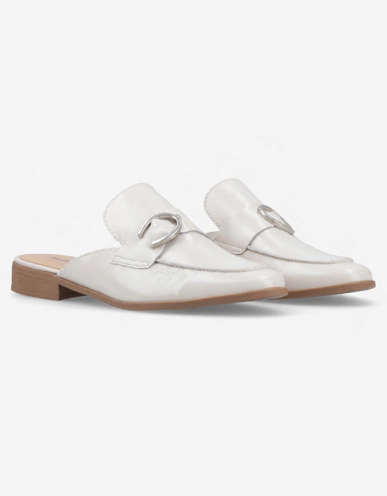 Hush Puppies CALLA Womens Mules Sandals Ivory