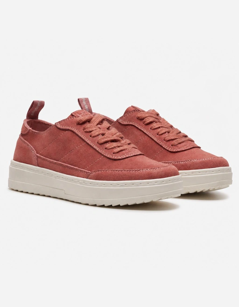 Hush Puppies NESTA Womens Casual Trainers Dark Pink