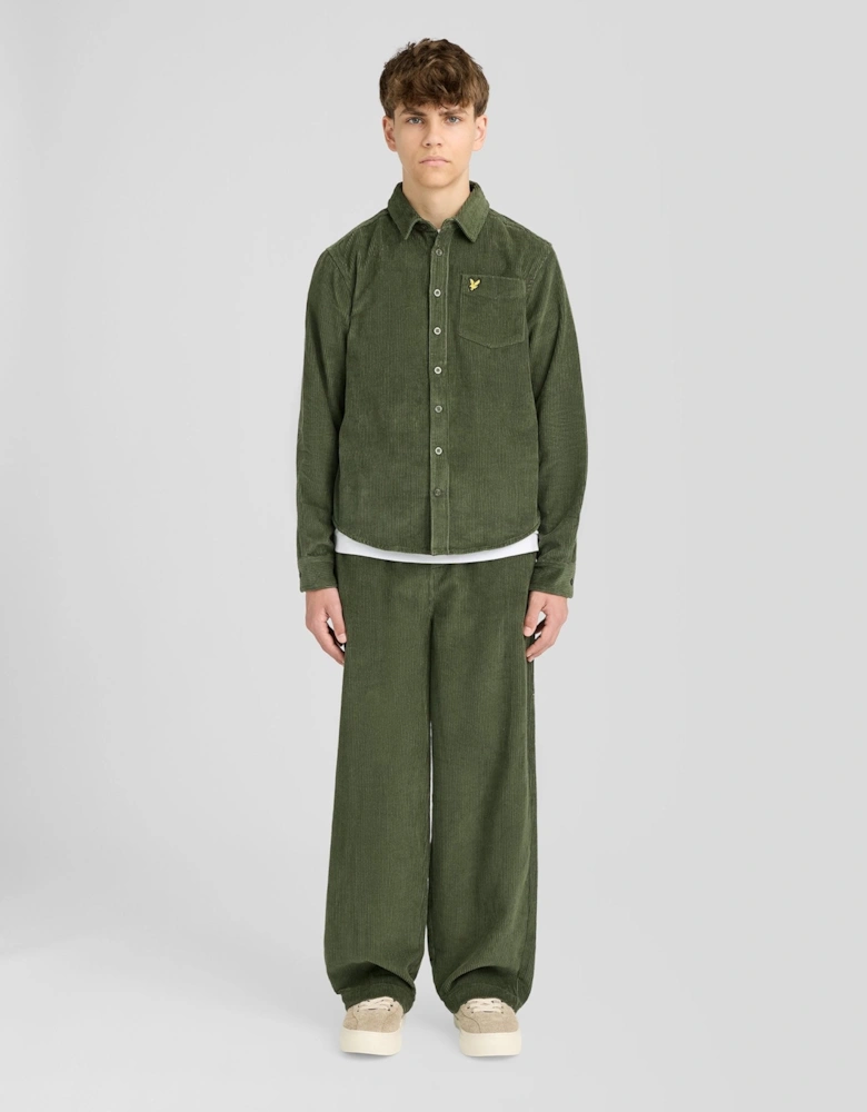 Long Sleeve Corduroy Shirt