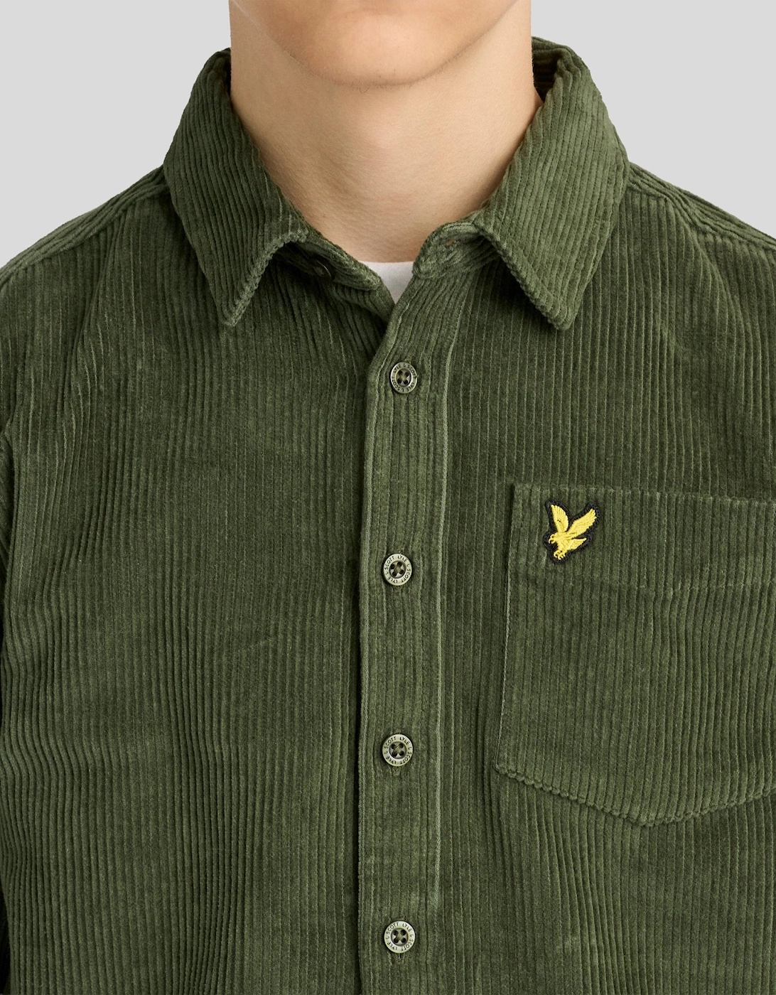 Long Sleeve Corduroy Shirt