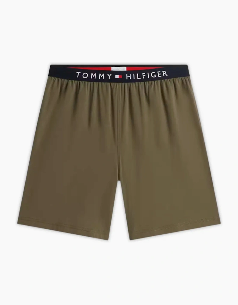 TH Original Jersey T-Shirt & Shorts Pyjama Set, Utility Olive