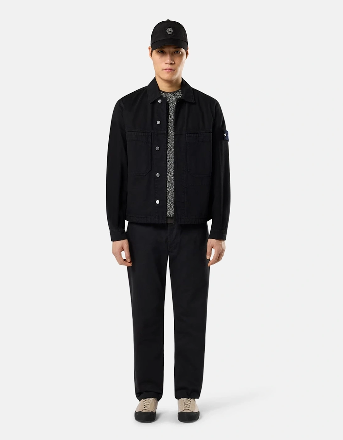 4100006 Light Bull Coach Jacket Black