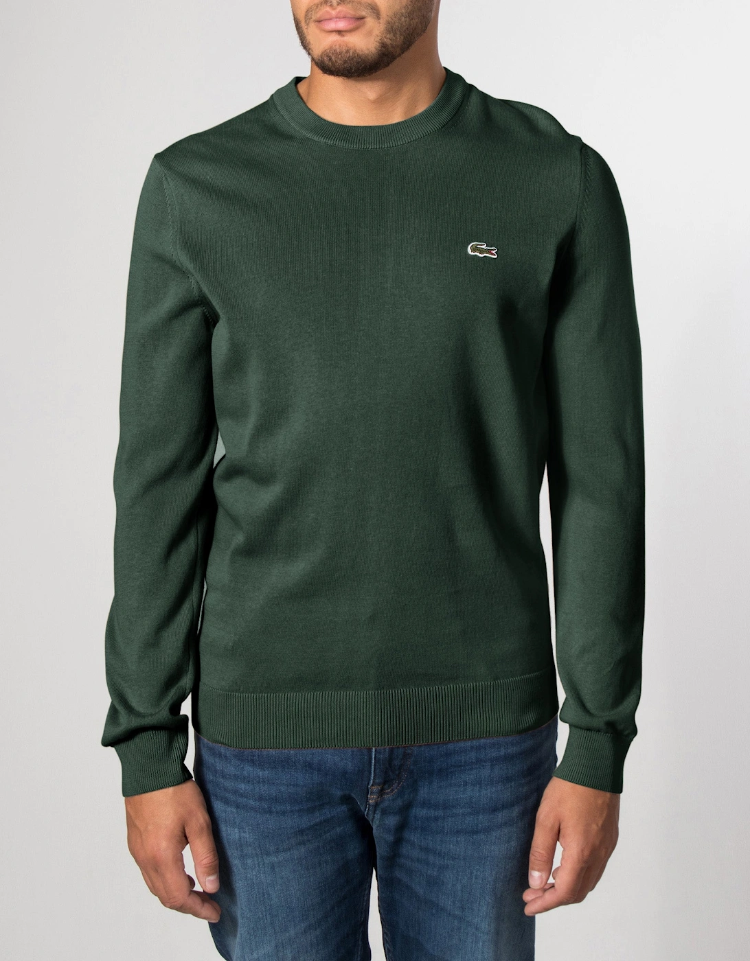 Regular Fit Croc Logo Knitted Jumper