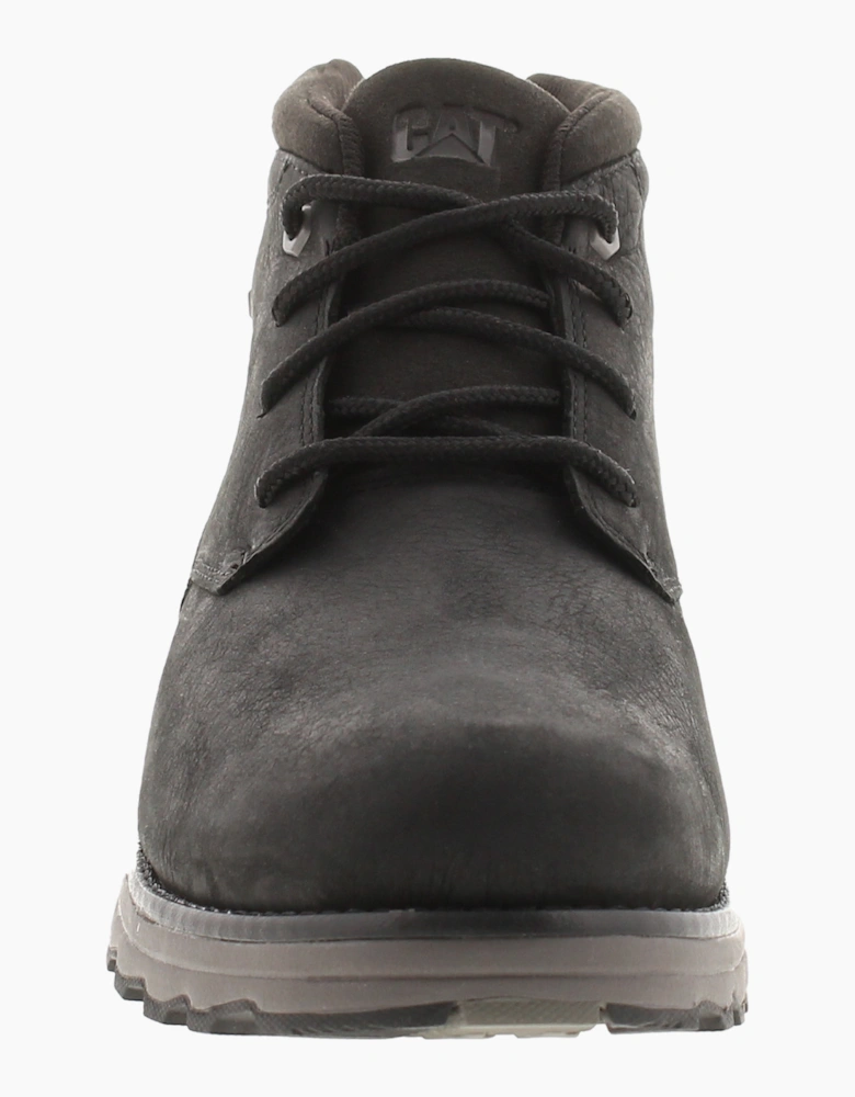 Caterpillar Mens Smart Boots Elude Waterproof Leather Lace Up black UK Size