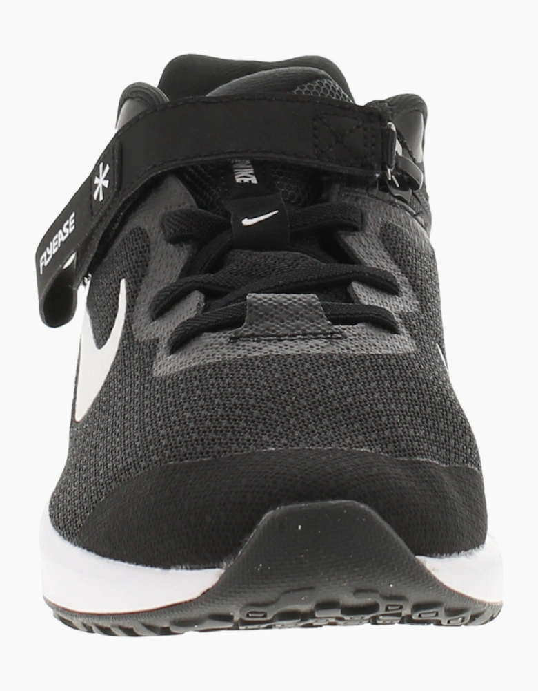 Nike Infants Boys Trainers Revolution 6 Flyease Nn Ps Touch Fastening black whit