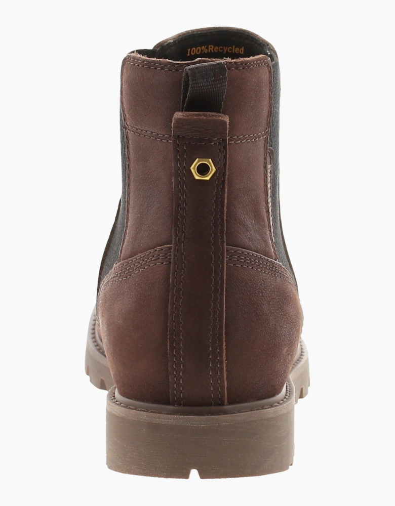 Caterpillar Womens Ankle Boots Colorado Womens Chelsea Leather Pull On brown UK