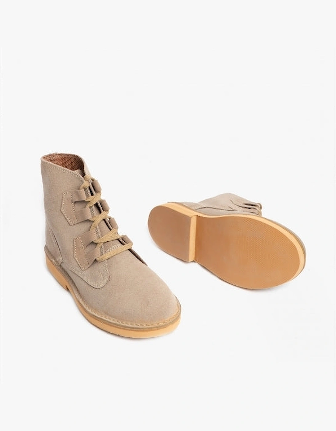 Roamers M327TS Mens Desert Boots Dk.Taupe