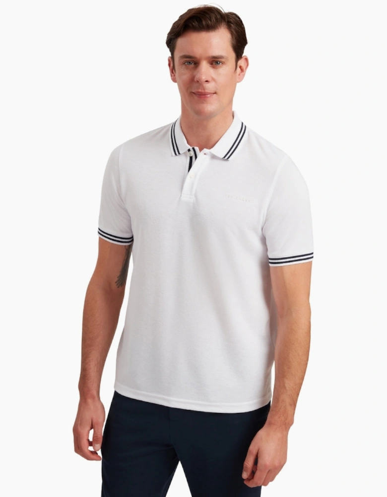 Ted Baker Excpet Regular Branded White Polo Shirt