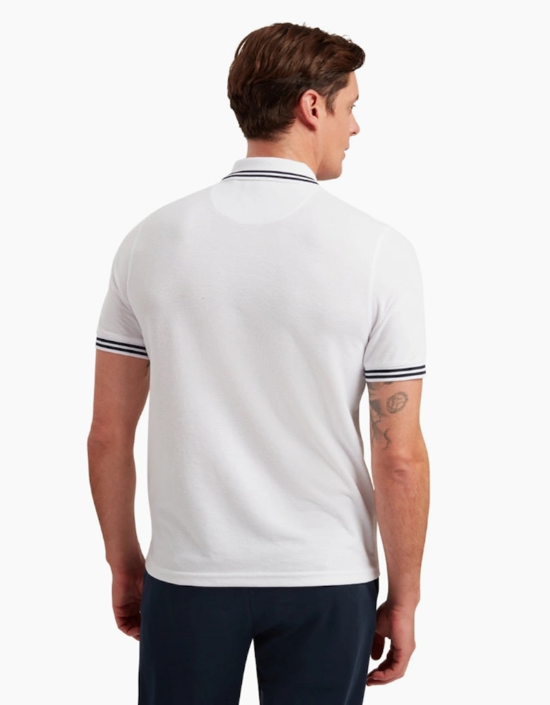 Ted Baker Excpet Regular Branded White Polo Shirt