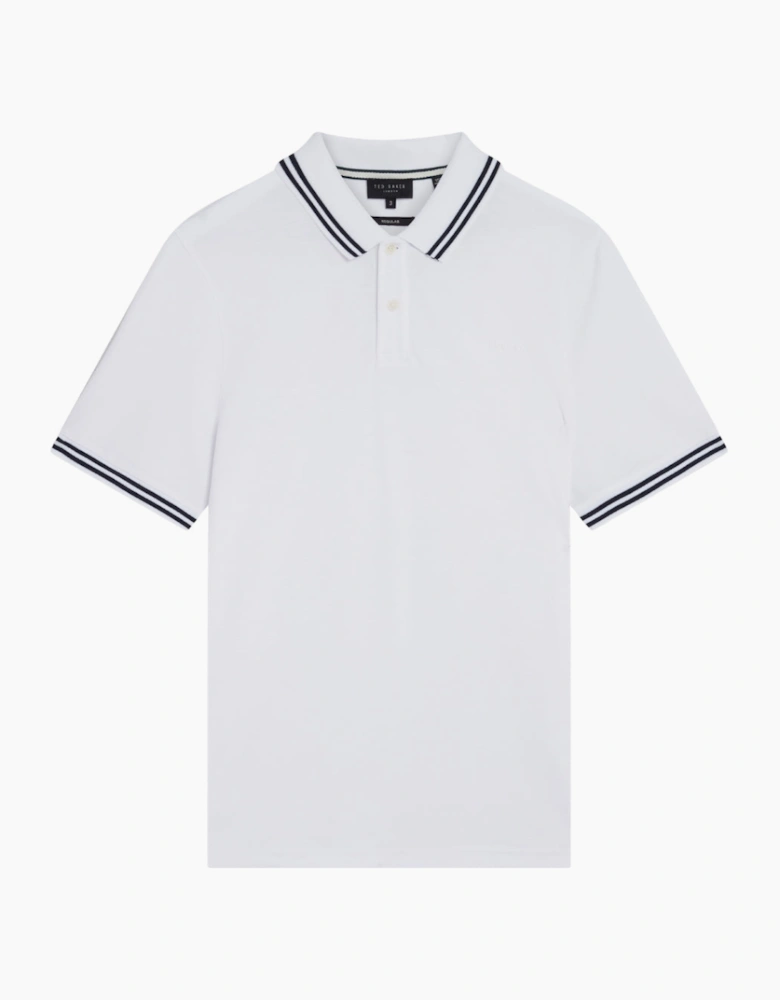 Ted Baker Excpet Regular Branded White Polo Shirt