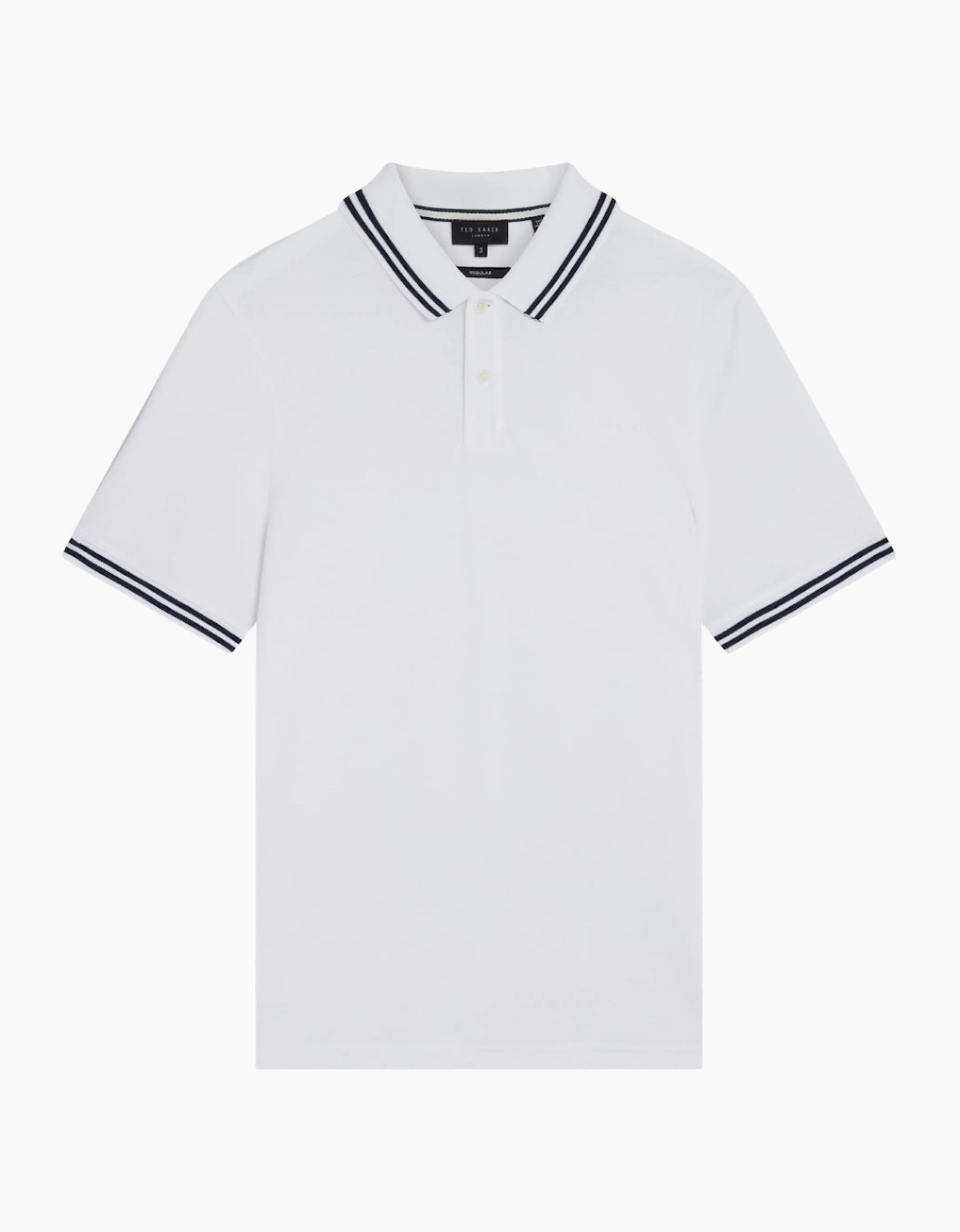 Ted Baker Excpet Regular Branded White Polo Shirt