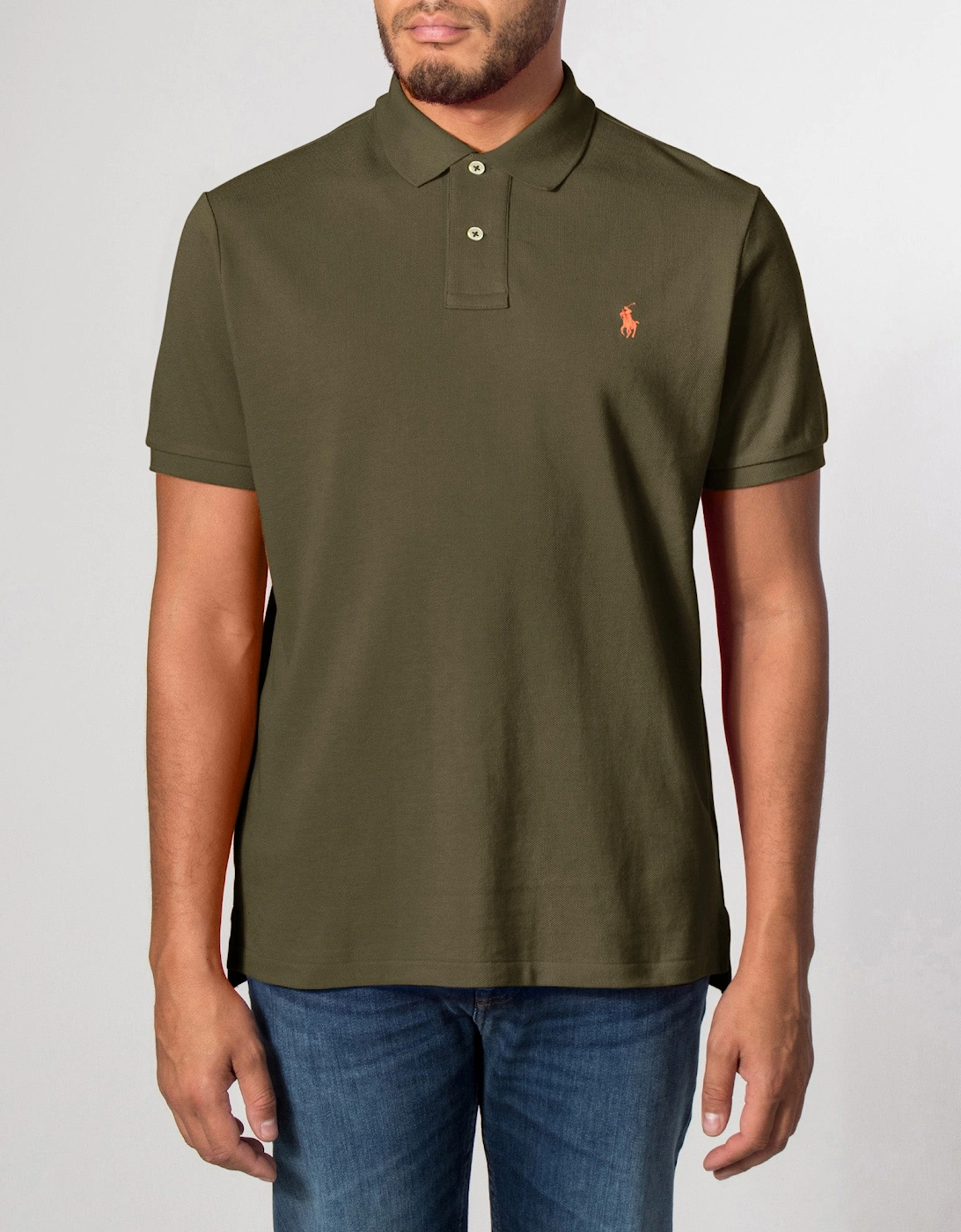 Custom Slim Fit Mesh Polo Shirt