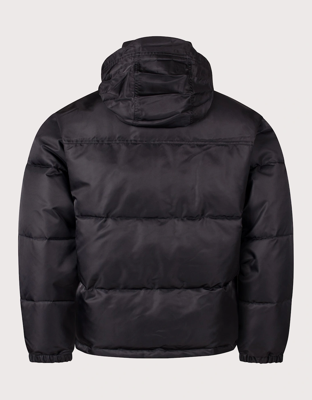 Relaxed Fit Slogan Puffer Jacket