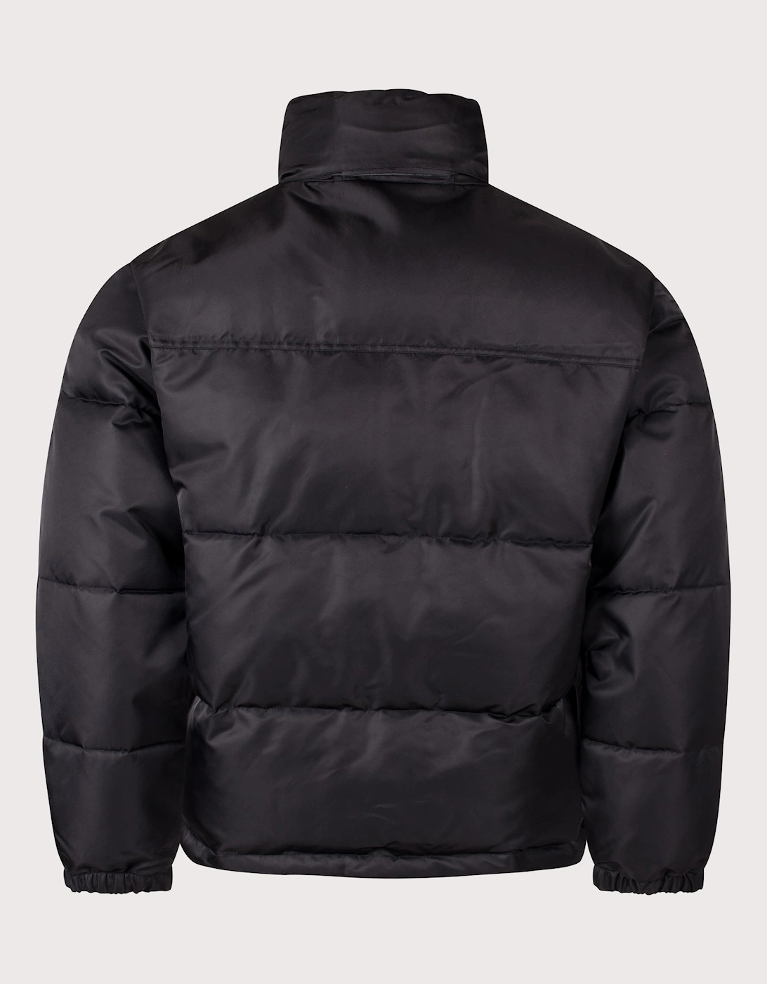 Relaxed Fit Slogan Puffer Jacket