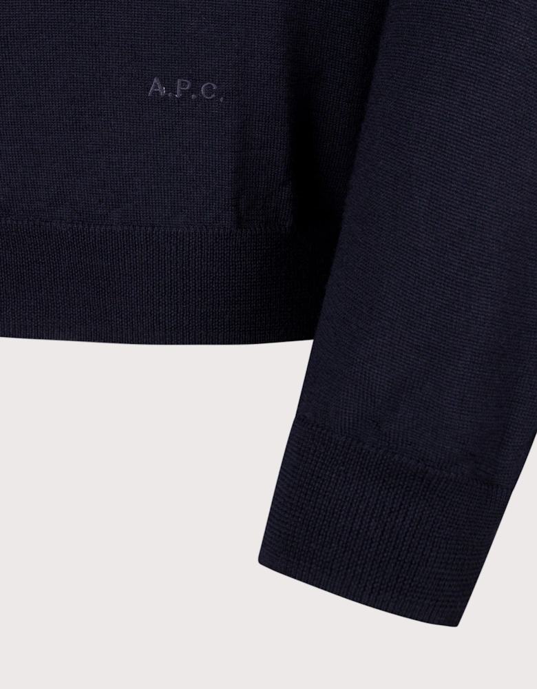 Regular Fit Knitted Long Sleeve Riou Polo Shirt