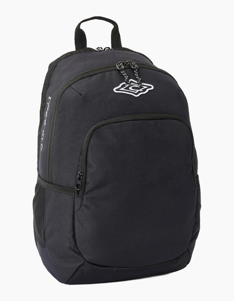 Rip Curl Mens Ozone 30L Classic Patch Backpack - Washed Black