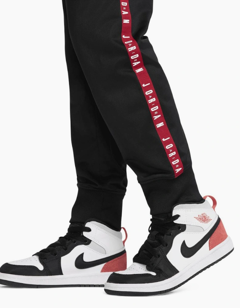Air Jordan Kids Tape Poly Tracksuit Black