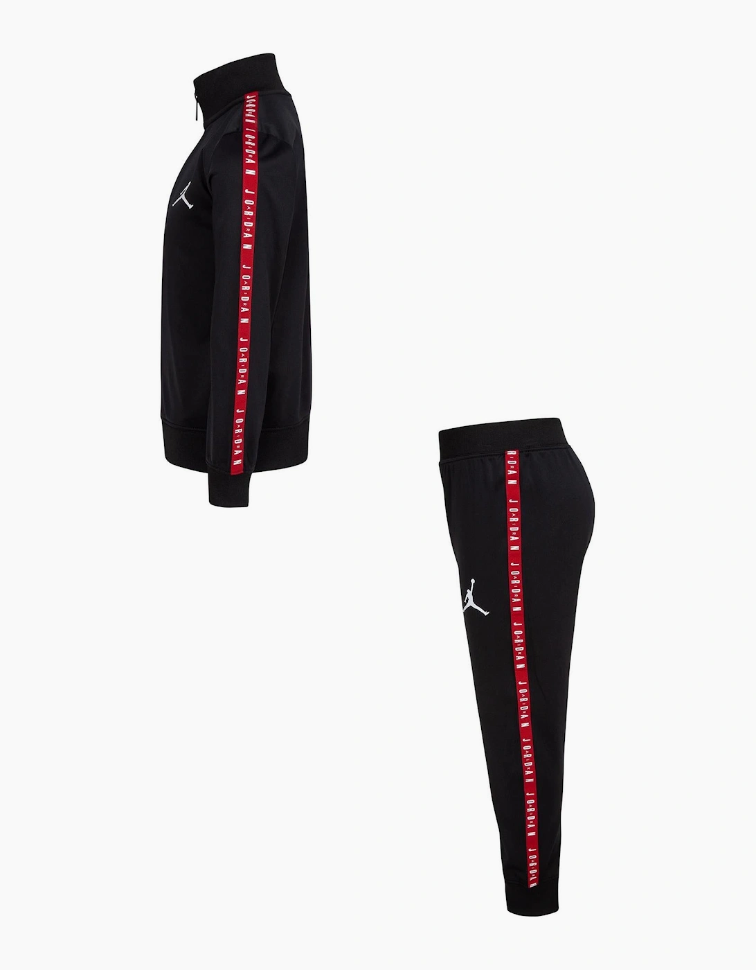 Air Jordan Kids Tape Poly Tracksuit Black