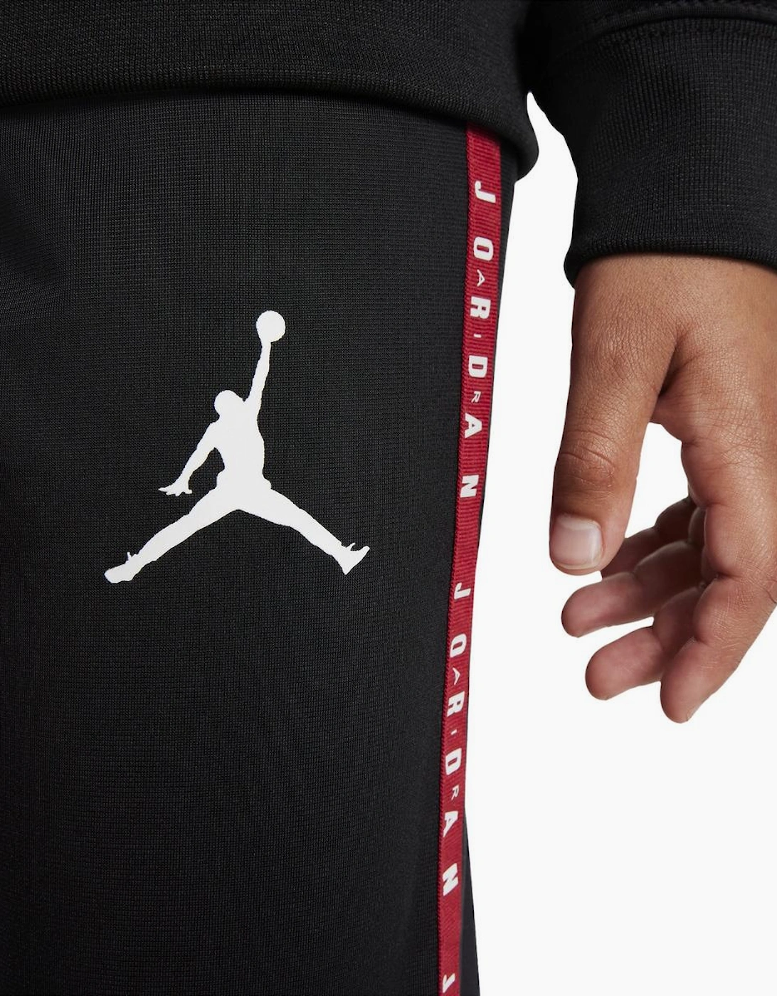 Air Jordan Kids Tape Poly Tracksuit Black