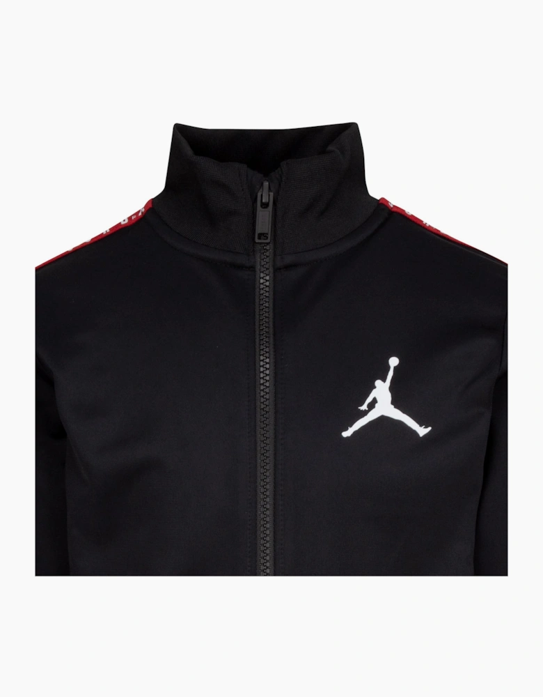 Air Jordan Kids Tape Poly Tracksuit Black