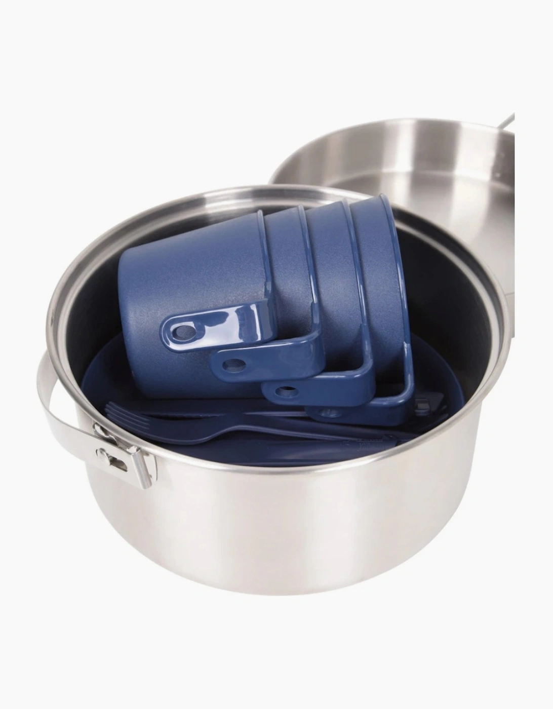 Mountain Warehouse Stainless Steel Camping Family Cookware Set