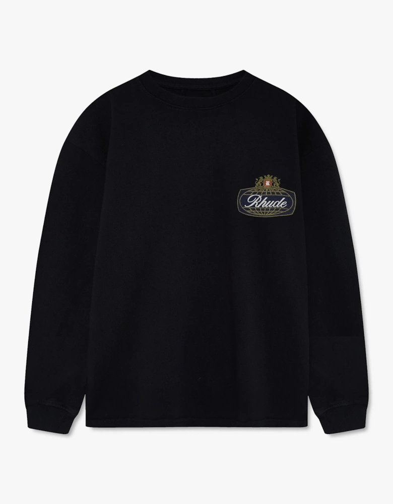 Safari Crest Ls T-Shirt Black