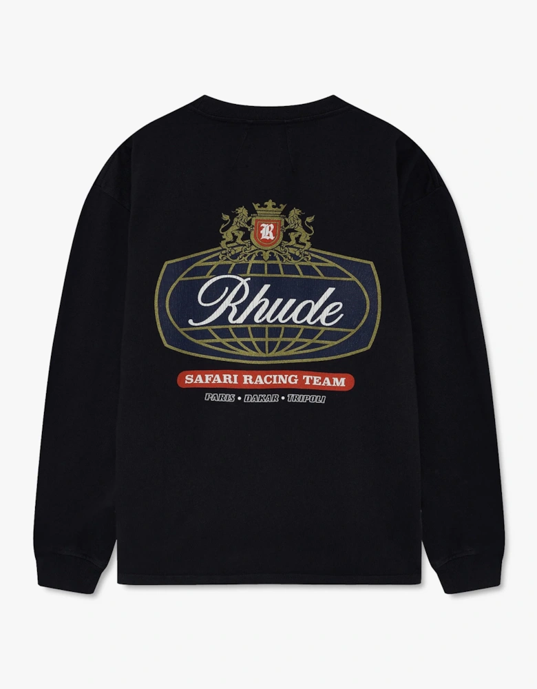 Safari Crest Ls T-Shirt Black