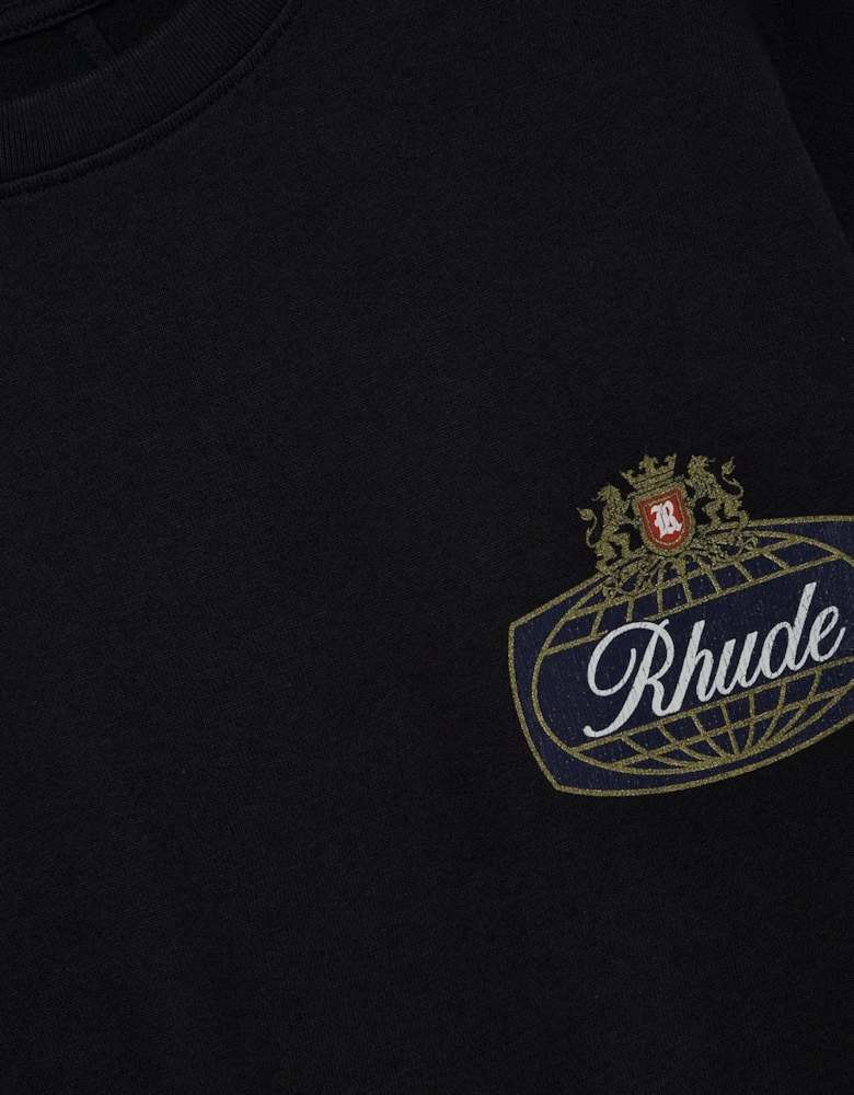 Safari Crest Ls T-Shirt Black