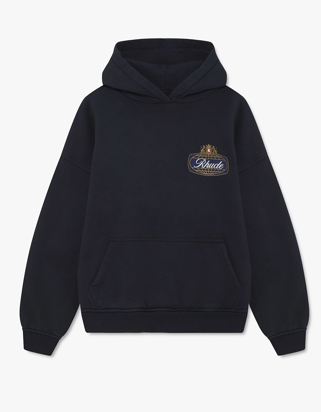 Safari Crest Hooded Top Black