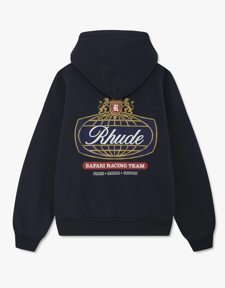 Safari Crest Hooded Top Black