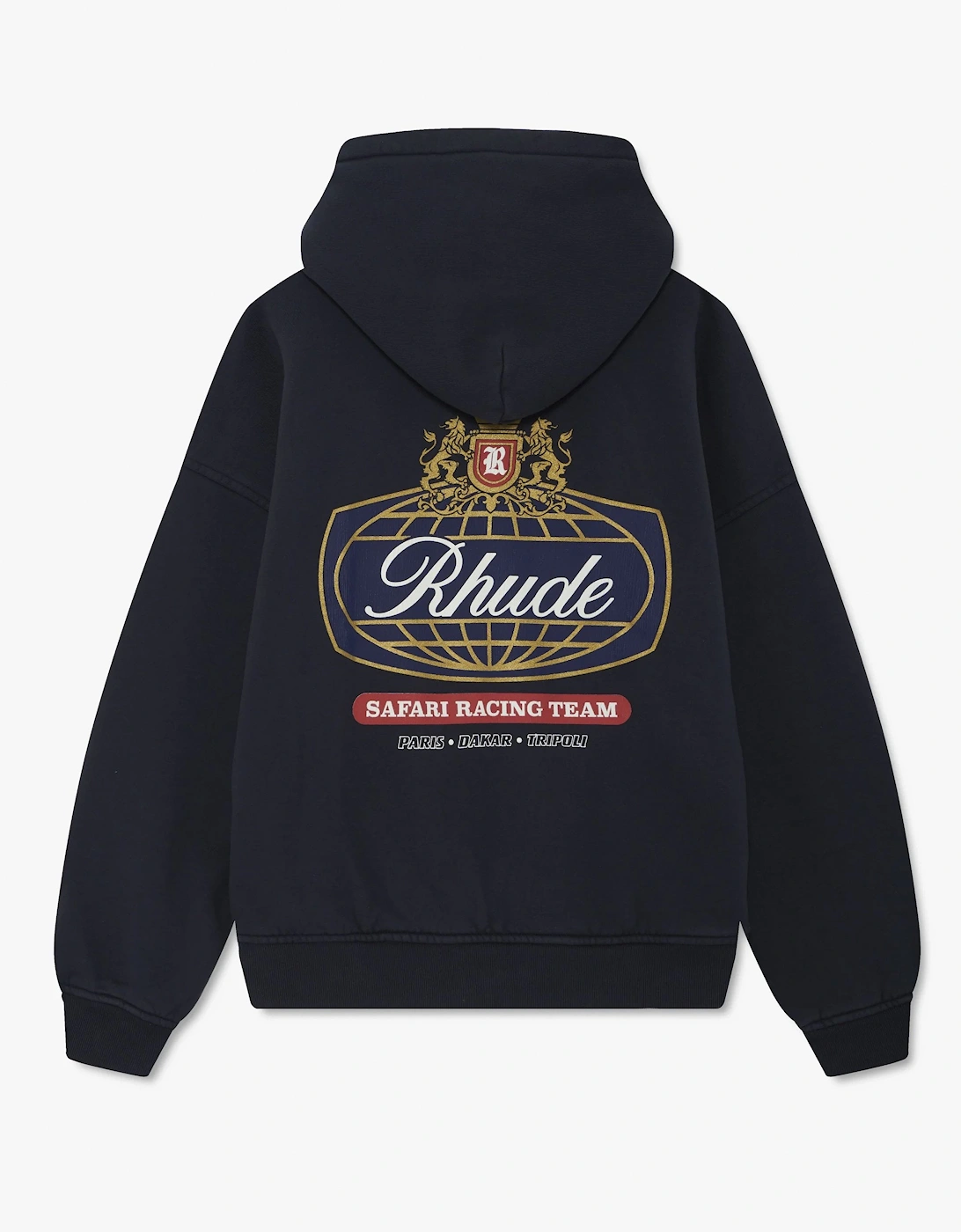 Safari Crest Hooded Top Black